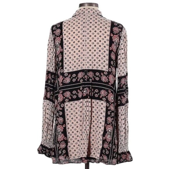 Free People Relaxed Fit Printed Boho Blouse - Picture 6 of 16
